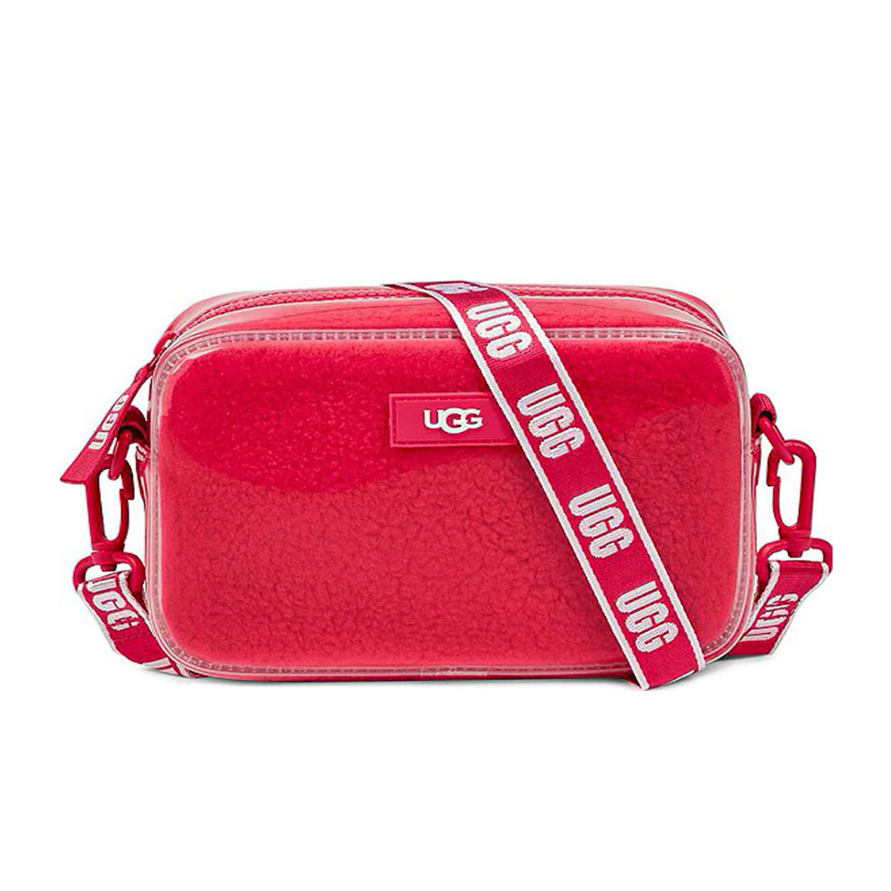 UGG  Bags  New Ugg Janey Ii Clear Ugg Plush Signature Logo Strap  Crossbody Bag  Poshmark