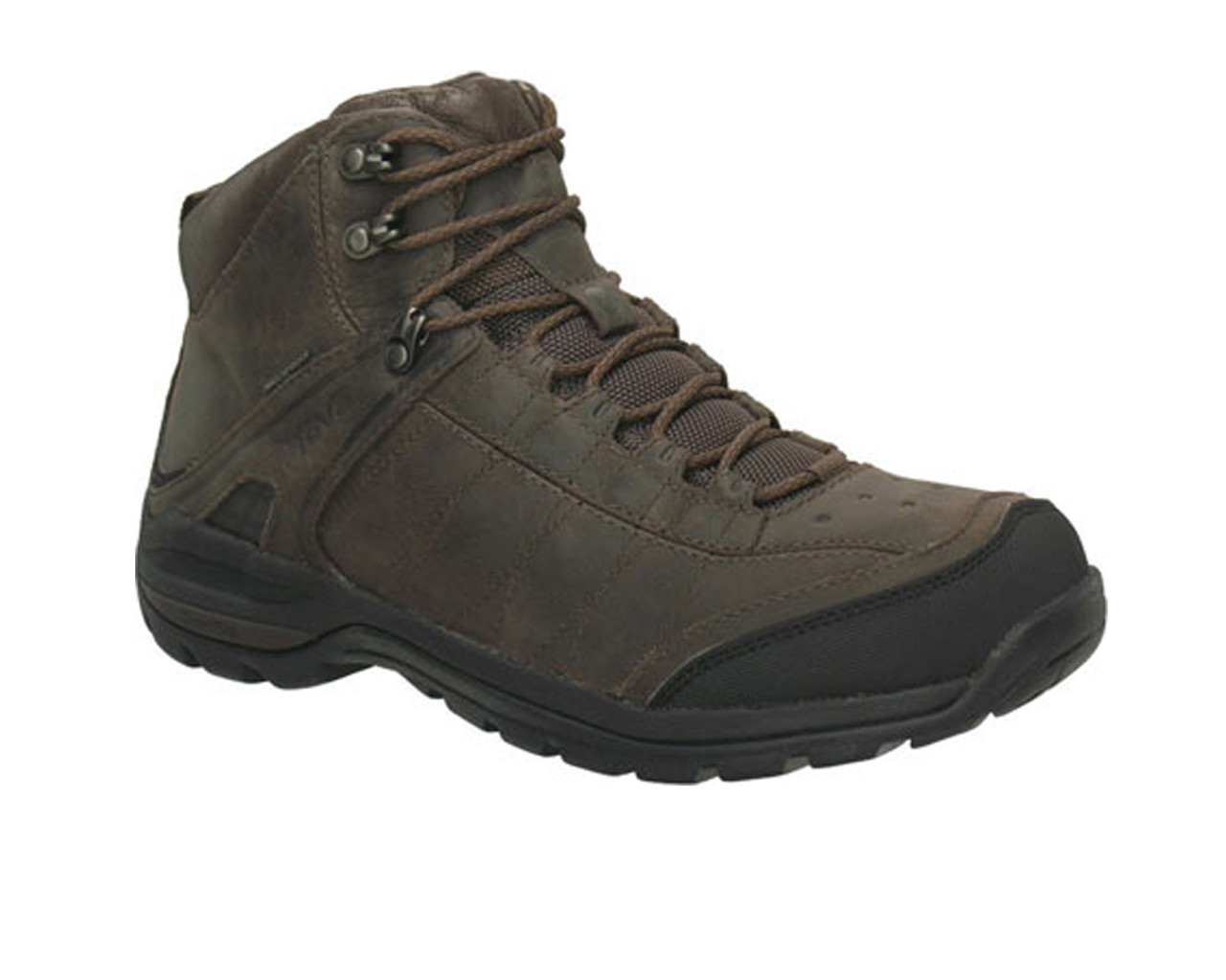Teva Men's Kimtah Mid WP Leather Boot - Brown | Discount Teva Men's Boots & More - Shoolu.com |