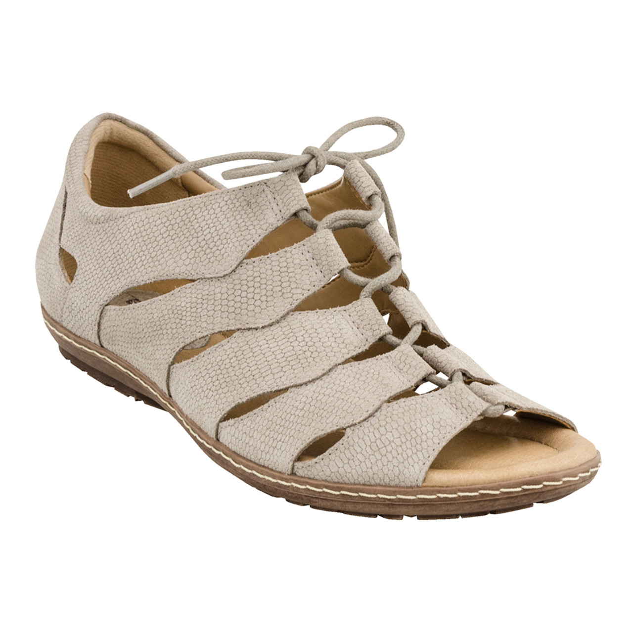 Earth Women s Plover Sandal Taupe Nubuck