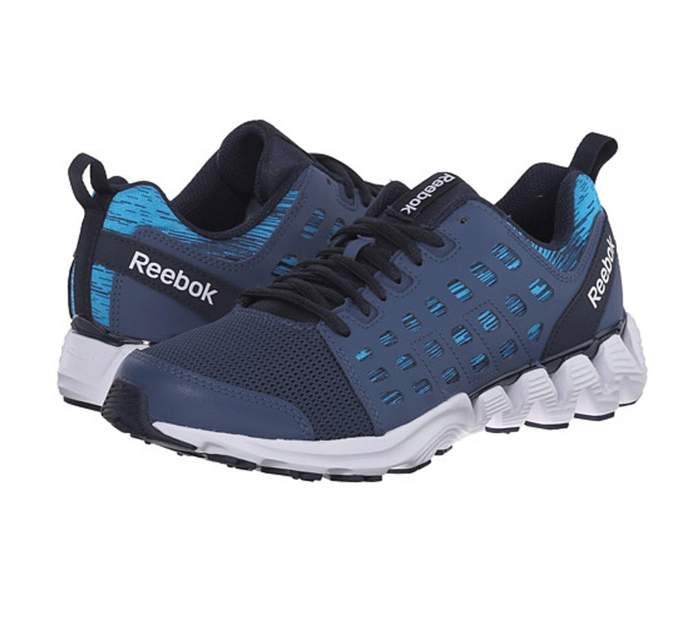 Reebok Boy's Zigkick Racer Athletic Shoe Blue Discount Reebok