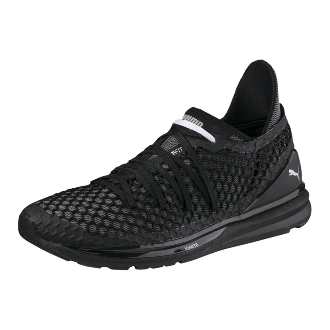 puma ignite limitless black and white