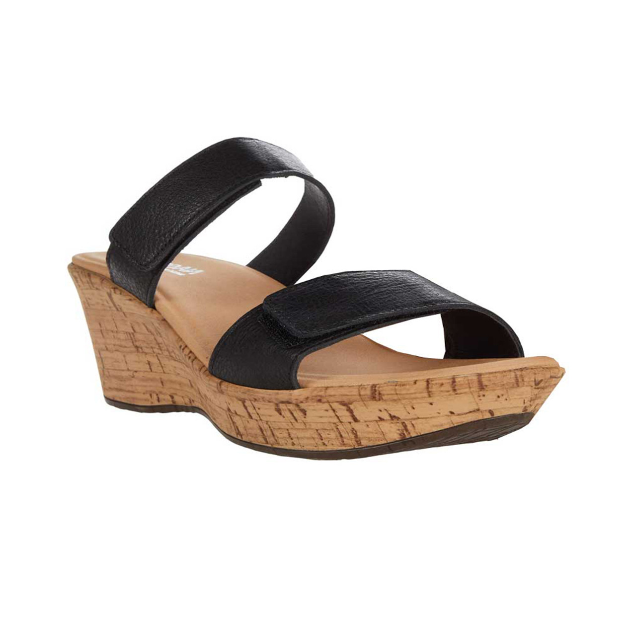 Kate Spade Talcott Crisscross Wedge Sandal Black Cork Wedge Size 8 | Black  wedge sandals, Wedge sandals, Black leather