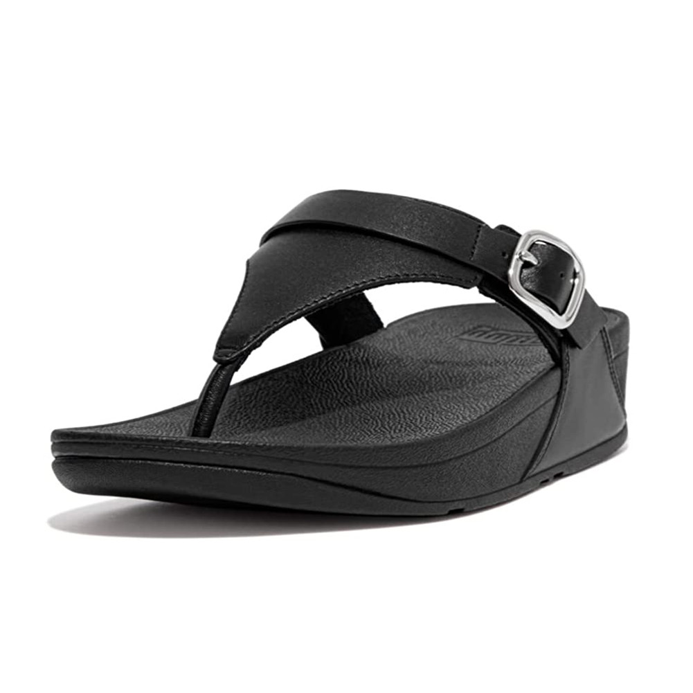 fitflop women's lulu leather toepost thong sandals