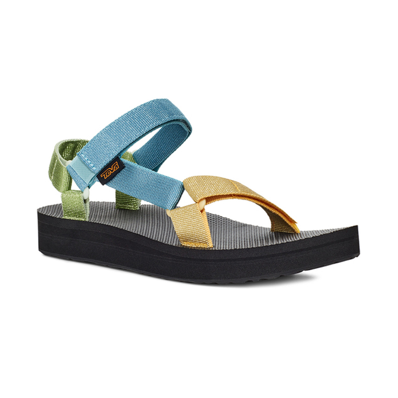 Teva Women's Midform Universal Sandal Metallic Blue Multi