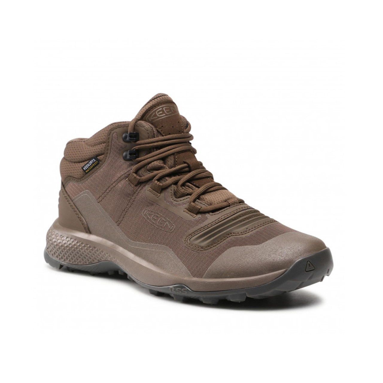 KEEN Men's Tempo Flex Mid WP Hiking Boot Canteen/Canteen