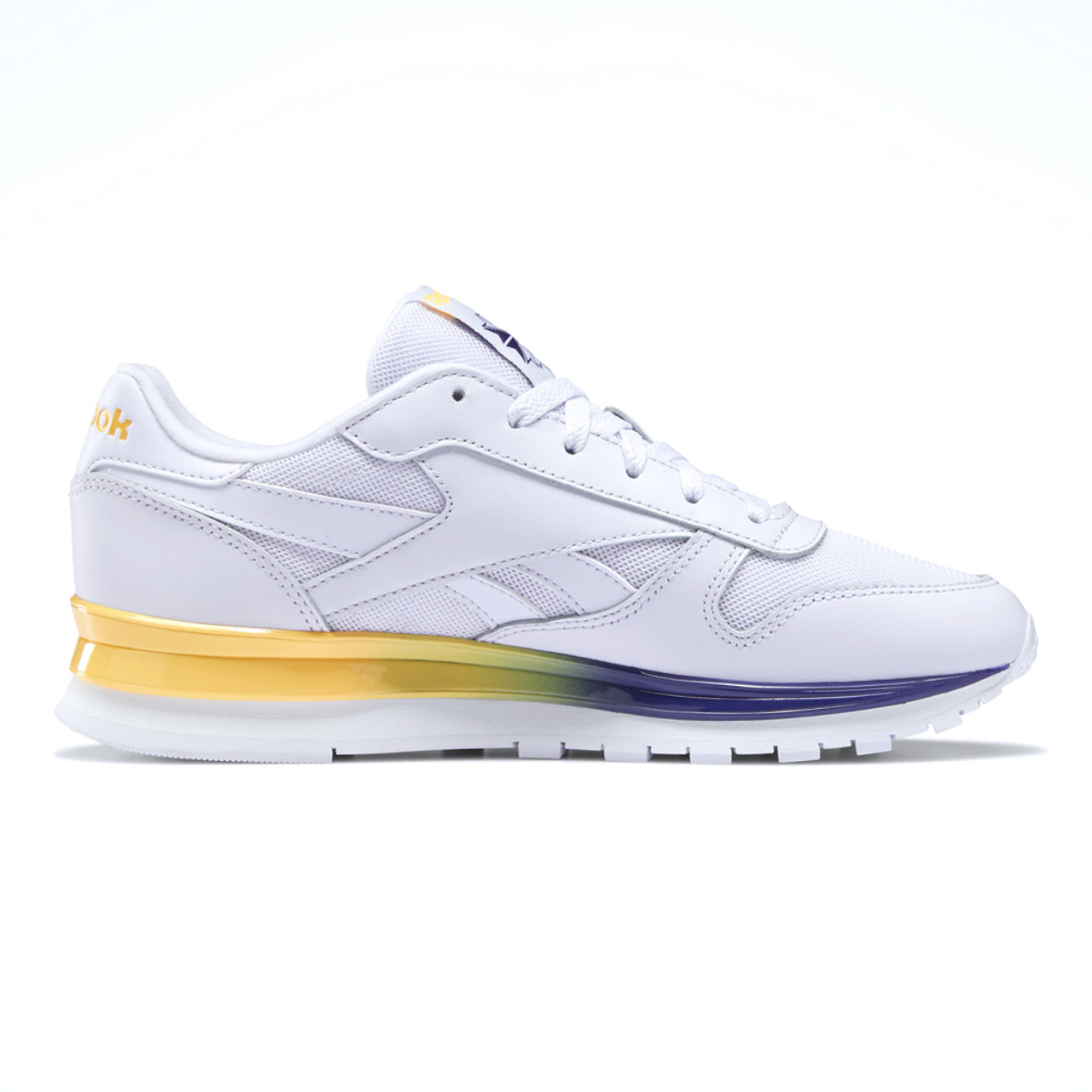 New Reebok Women's Leather Sneaker Lilac Frost/Gold/Orchid 8 - Lilac Frost/Gold/Orchid | Discount Ladies Athletic & More - Shoolu.com | Shoolu.com