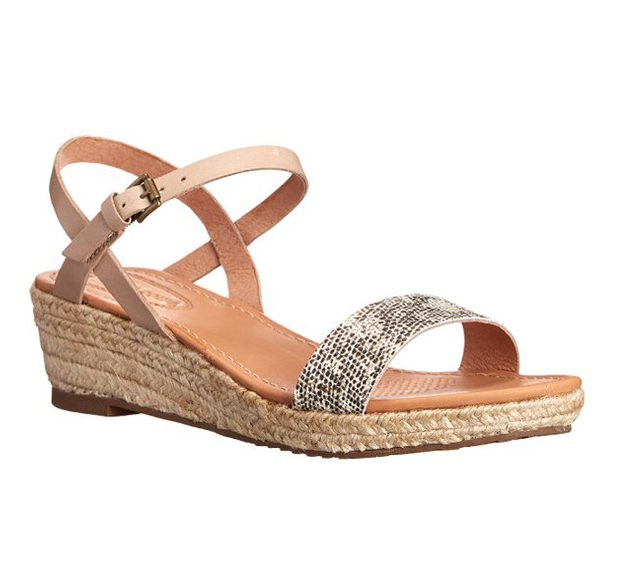 Next FOREVER COMFORT® MACRAME STRAP WEDGES - Wedge sandals - natural/beige  - Zalando.de