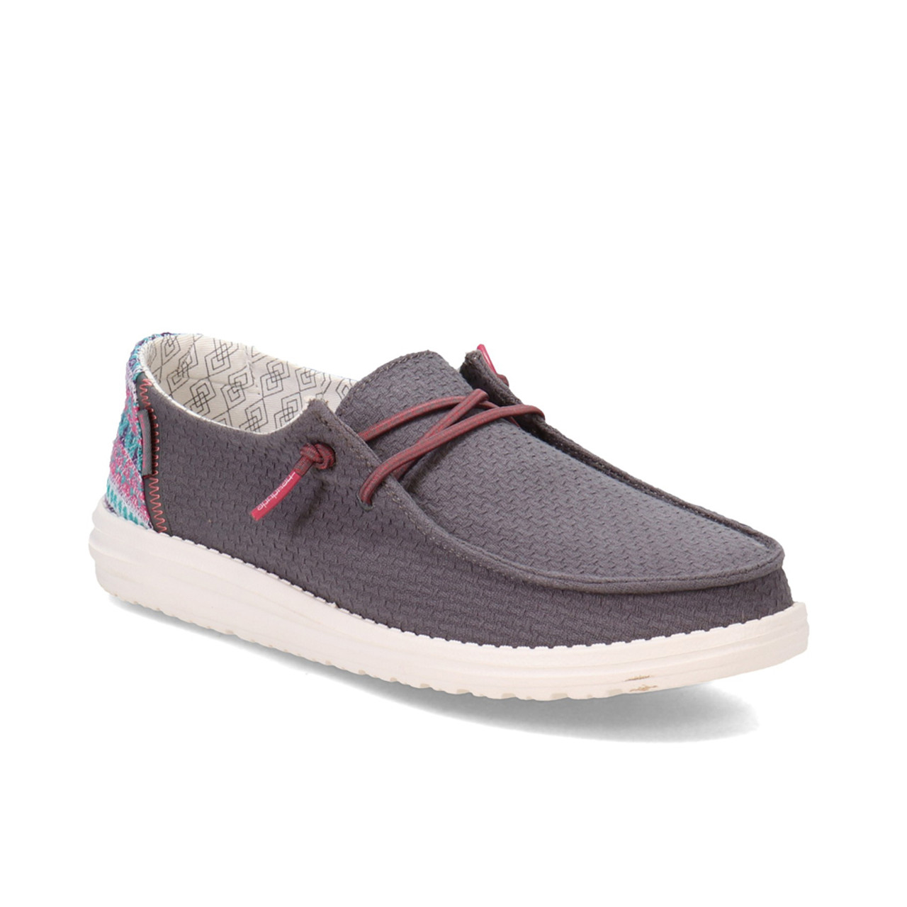 Hey Dude Women's Wendy Slip On - Grey | Discount Hey Dude Ladies Shoes & More - Shoolu.com
