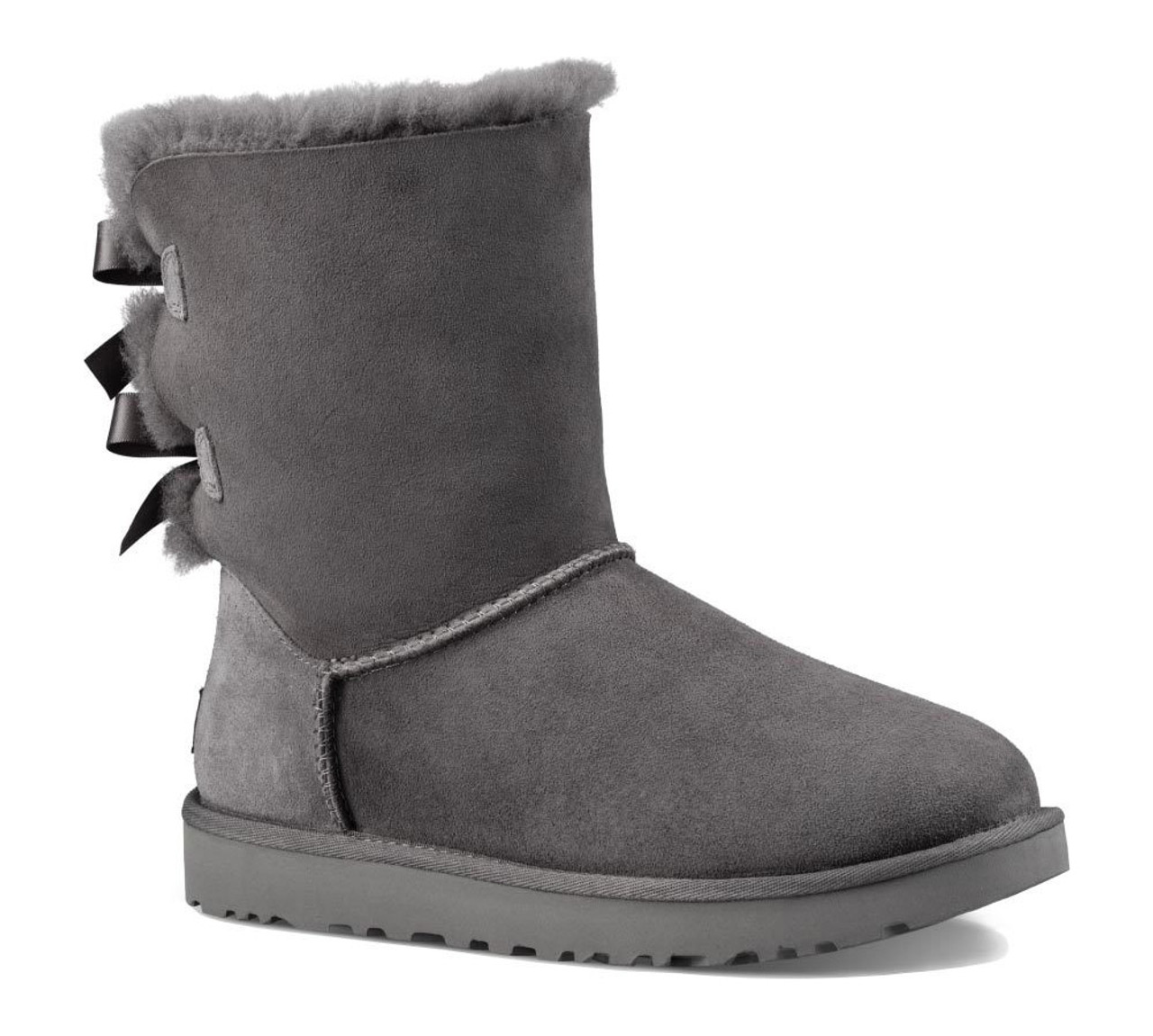 ugg bow boots grey