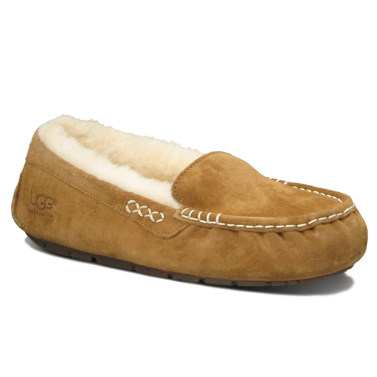 UGG Ansley Slippers Chestnut Ladies - | Discount Ugg Ladie's