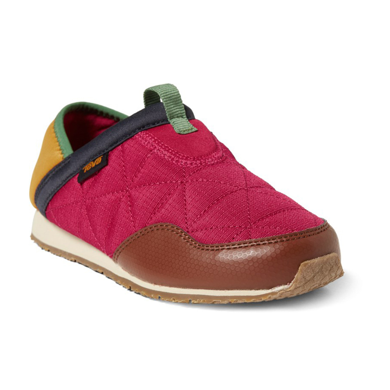 Teva Kids ReEmber Moc Slip On Persian Red/Brown Multi 4