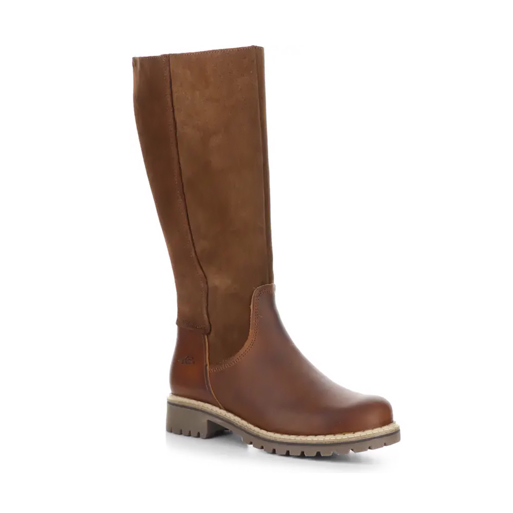 Bos. \u0026 Co. Women's Hudson Boot Cognac/Redwood 40