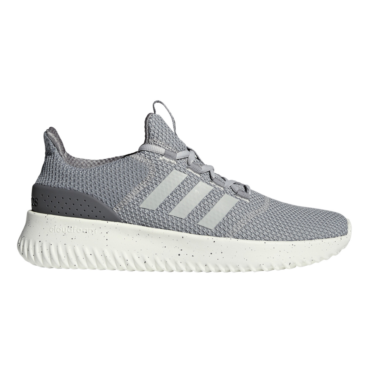 Adidas Men s Cloudfoam Ultimate Running Shoe Grey Grey