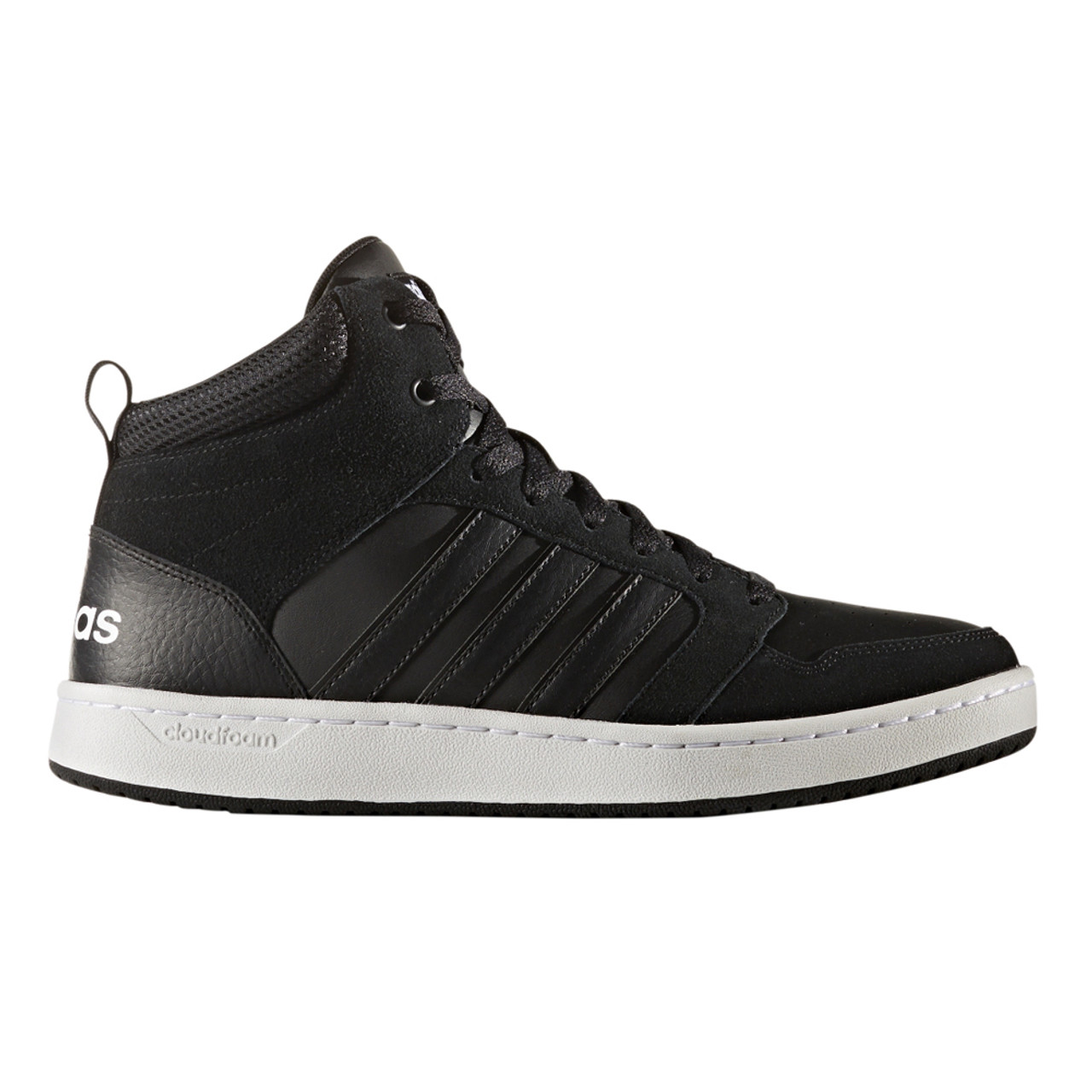 Adidas Men’s LVL 029002 Black/White Basketball Cloudfoam Shoes (Size US 6)