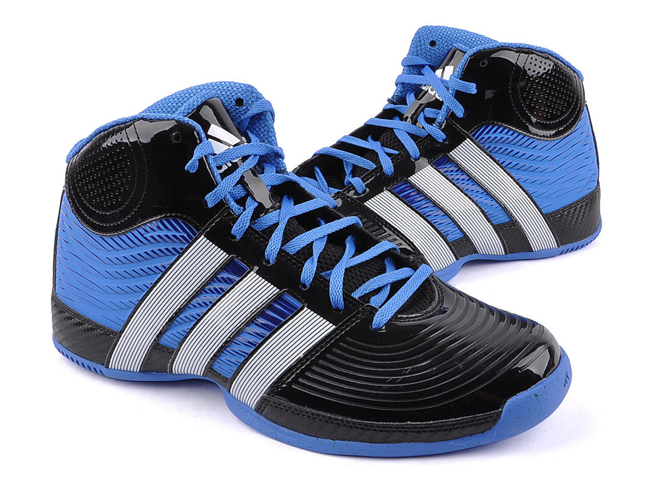 Adidas Commander TD 4 Black/Blue Basketball Shoes - Black/Blue | Discount Adidas Men's Athletic Shoes & - Shoolu.com | Shoolu.com