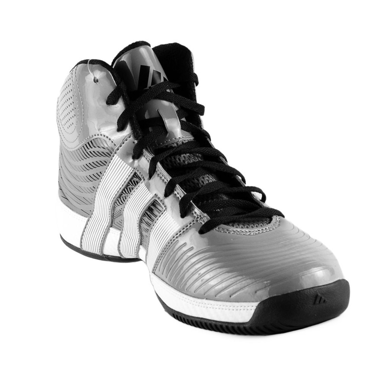 Adidas Commander TD 4 Grey/White/Black Mens Basketball Shoes - Grey/White/Black | Discount Adidas Men's Athletic & More - Shoolu.com | Shoolu.com