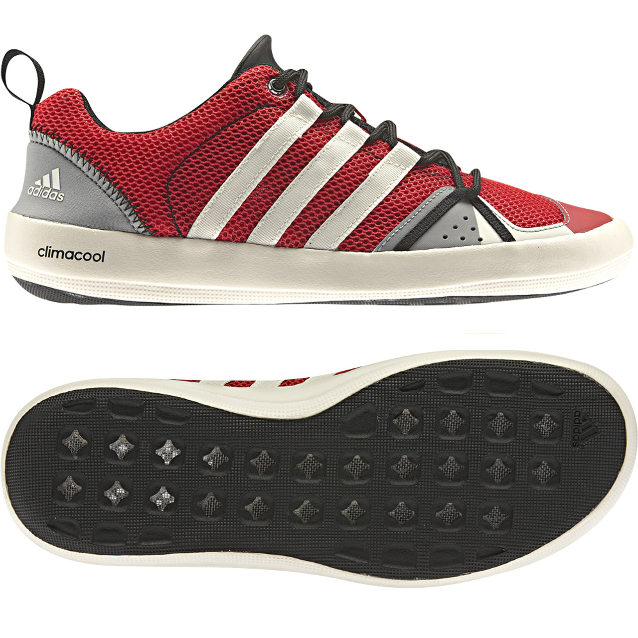 Adidas Climacool Lace Red/White Mens Outdoor Shoes - | Discount Adidas Men's Athletic Shoes & - Shoolu.com |