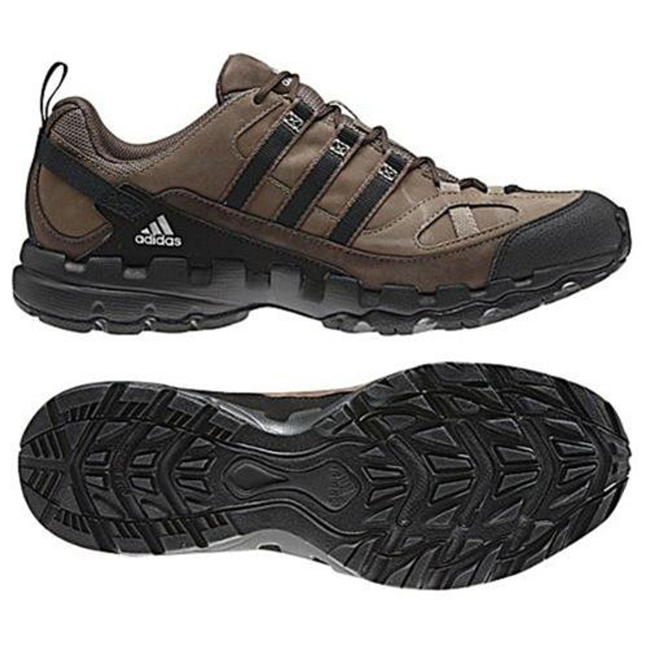 Adidas AX 1 Leather Espresso Mens Hiking Shoes - Espresso/Black | Discount Adidas Men's Athletic Shoes & More - |