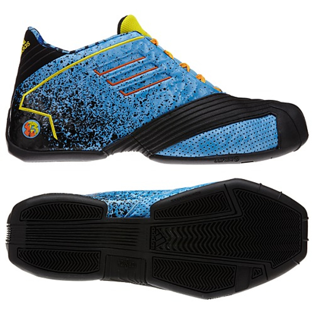 Adidas TMAC-1 Blue/Orange/Yellow Mens Basketball Shoes