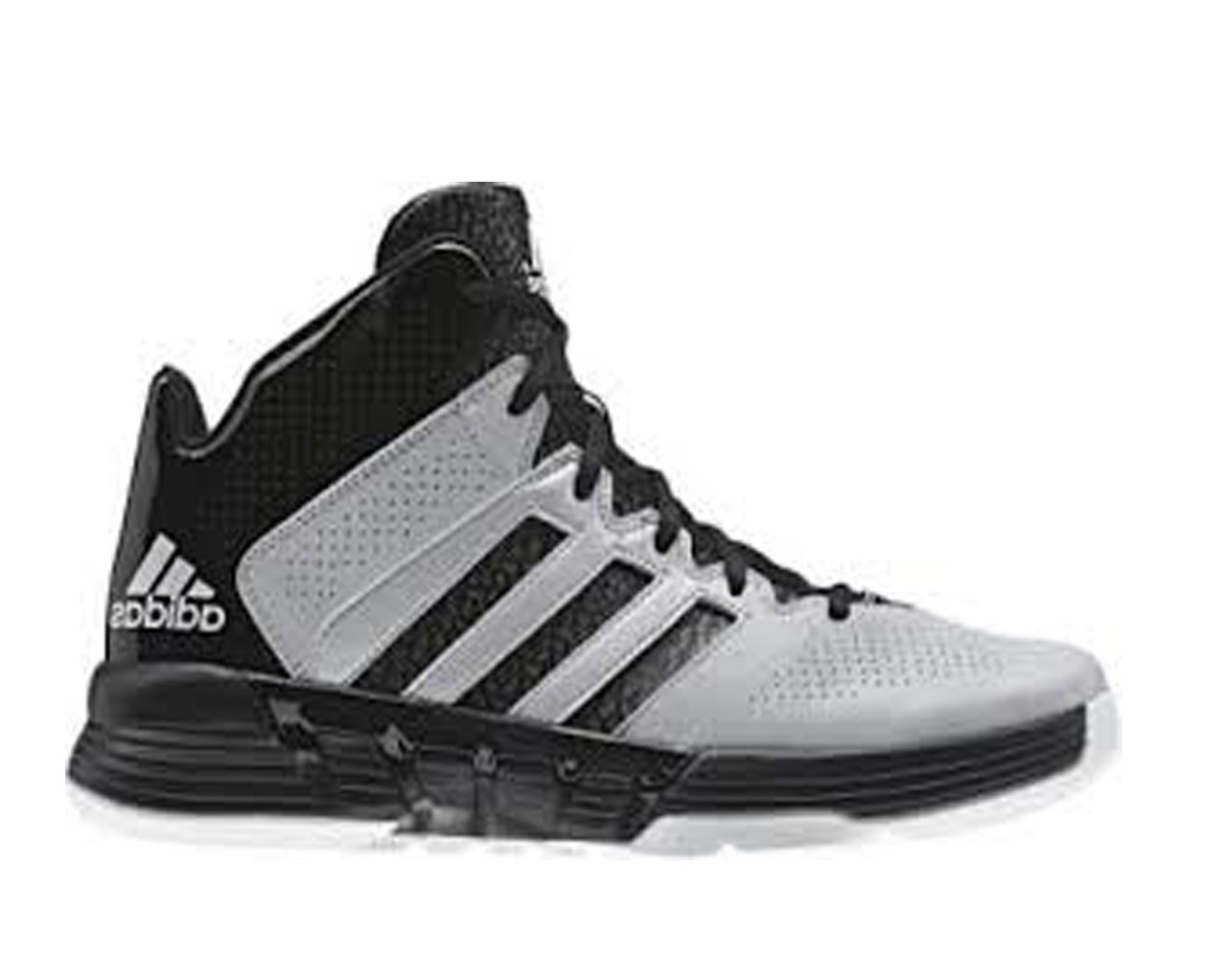 Adidas Men s Cross Em 3 Basketball Shoes Grey Black