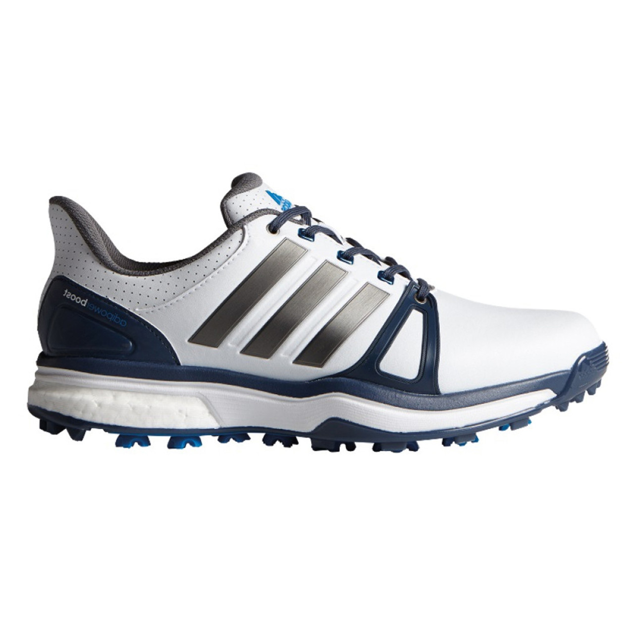 nostalgia Sociable la licenciatura Adidas Men's Adipower Boost 2 Golf Cleat - White | Discount Adidas Men's  Athletic Shoes & More - Shoolu.com | Shoolu.com
