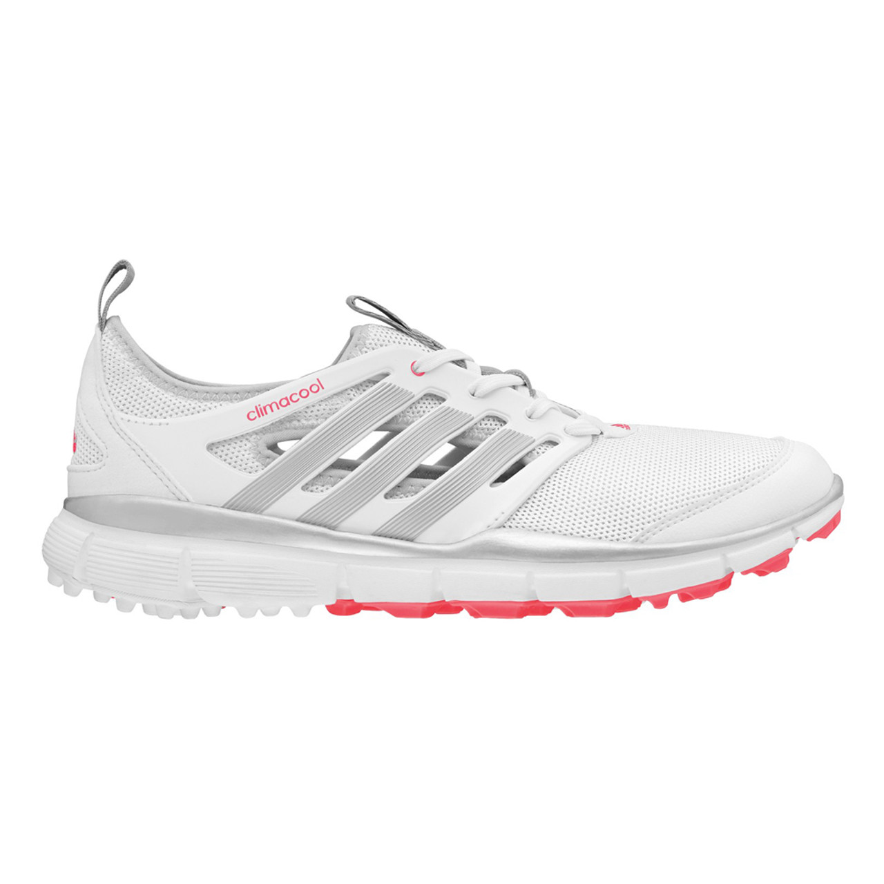 Adidas Women's Climacool II Golf Shoe White/Pink