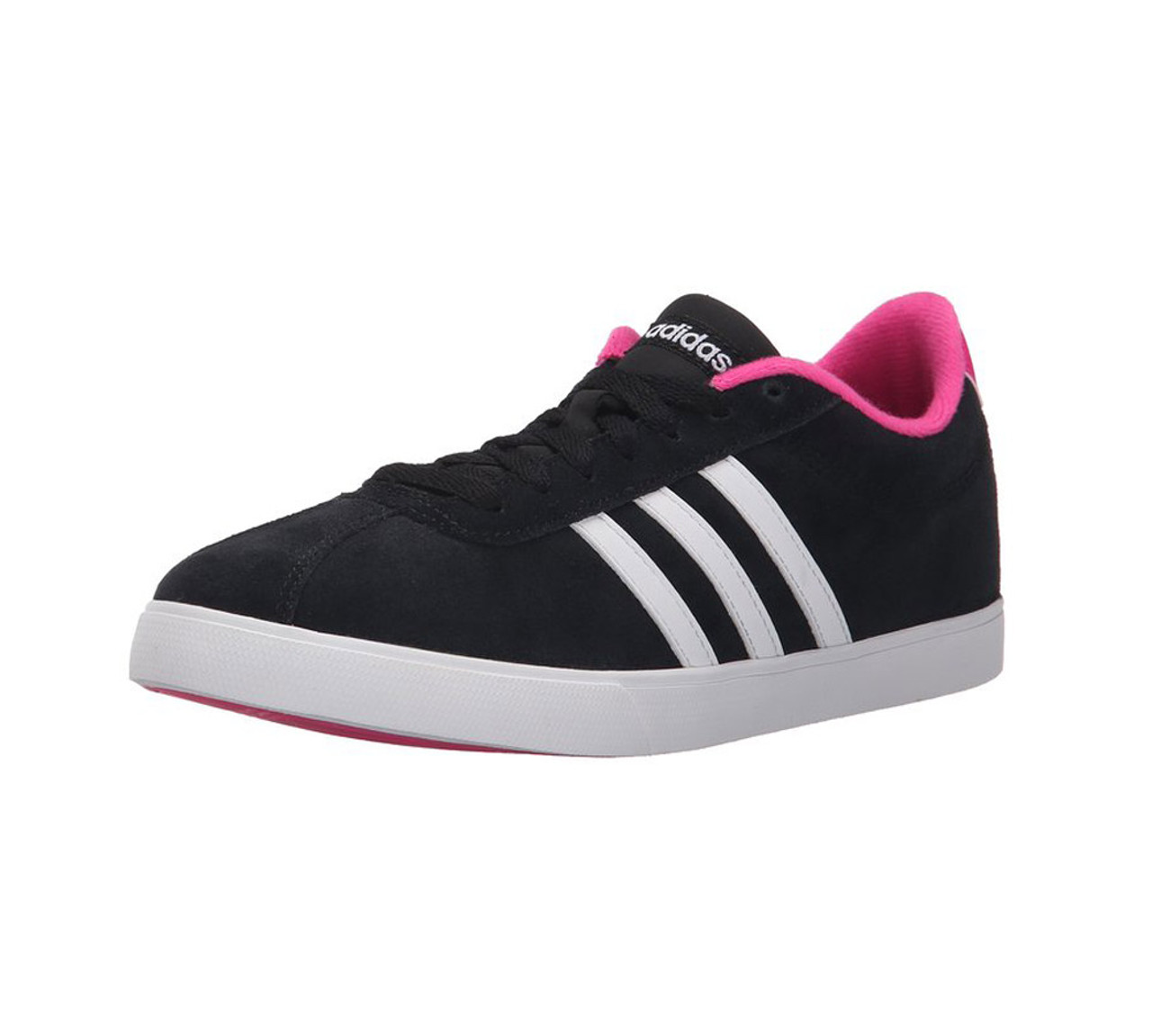 Adidas Neo Women's Courtset Sneaker - Black | Discount Adidas Ladies  Athletic Shoe & More - Shoolu.com | Shoolu.com