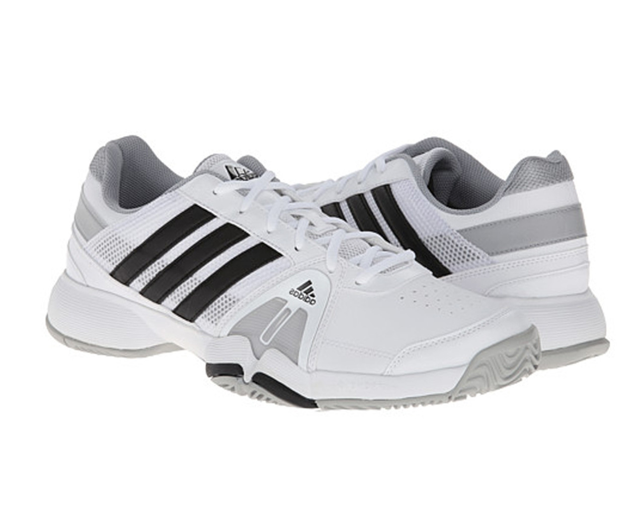 Adidas Men's Barricade Team 3 Tennis Shoes - White | Discount Adidas Athletic Shoes & More Shoolu.com |