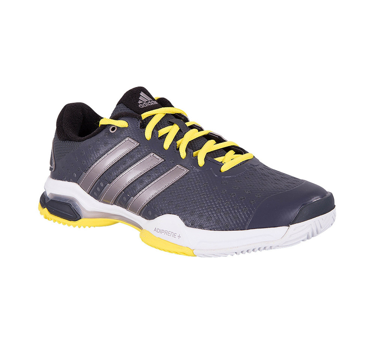 Adidas Men's Barricade Team 4 Tennis Shoe Grey | Discount Adidas Men's Athletic Shoes & More - Shoolu.com | Shoolu.com