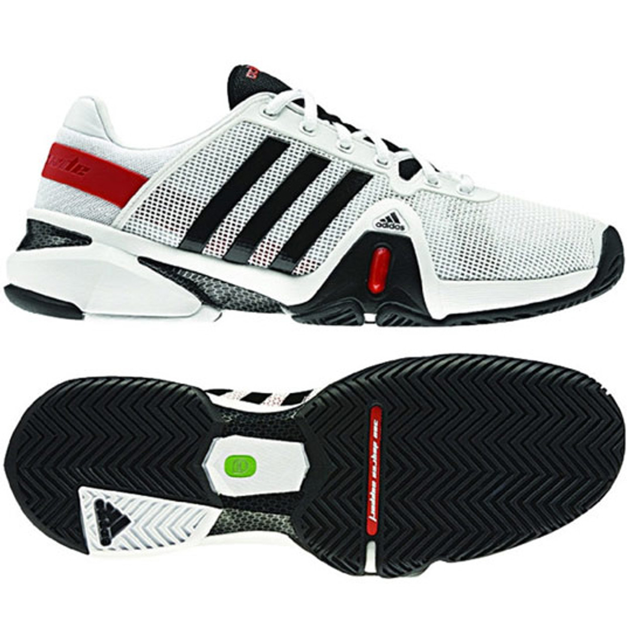 Adidas adipower 8 Black/White Mens Tennis Shoes - | Discount Adidas Men's Shoes & More - Shoolu.com Shoolu.com
