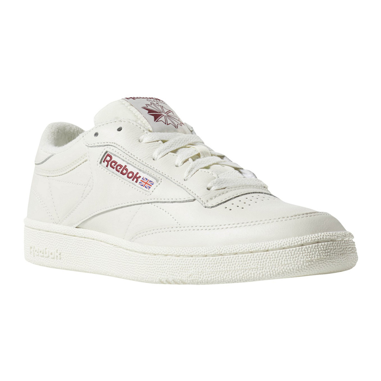 Reebok Men's Club C 85 Sneaker - Off-White | Discount Reebok Men's Athletic & More - Shoolu.com |