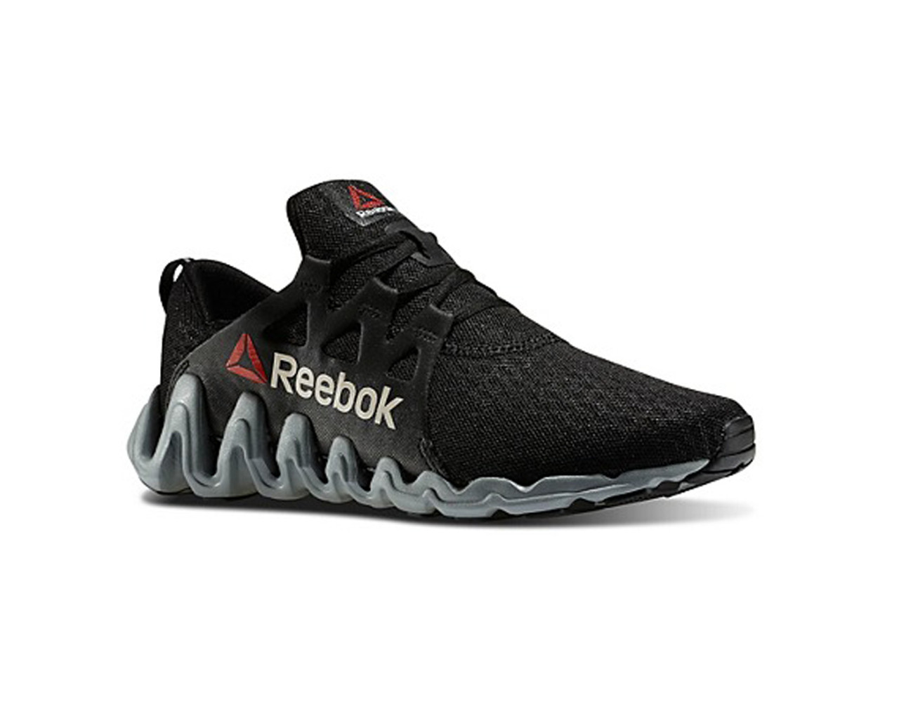 New Reebok Zigtech Big N Fast Men's Black/Gray Running Trainers Shoes ...