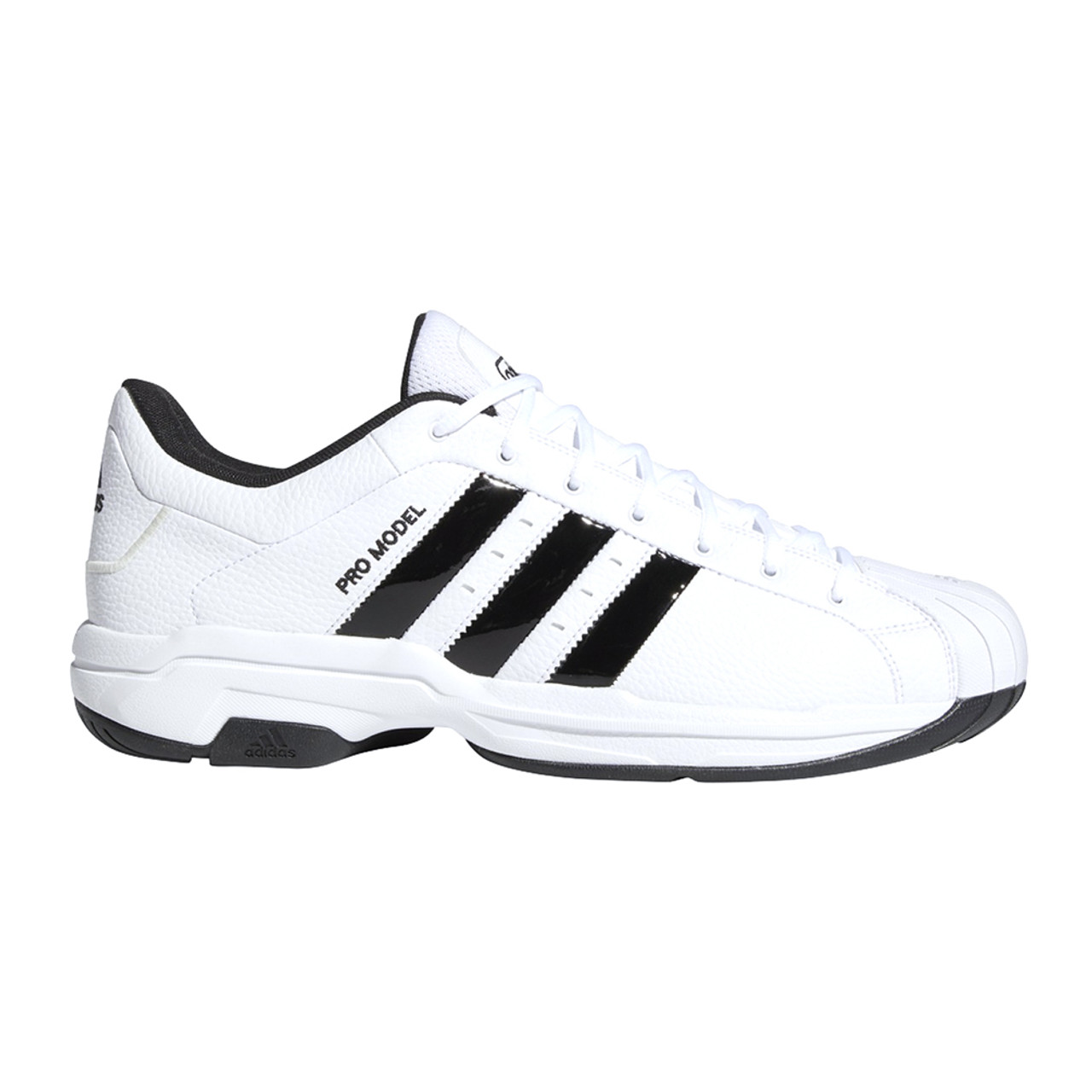Adidas Unisex-Adult Pro Model 2G Low Basketball Shoe - White | Discount Adidas Unisex Athletic Shoes & More - Shoolu.com |