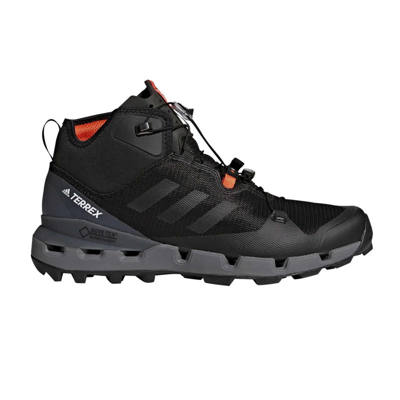 Adidas Men S Terrex Fast Mid Gtx Surround Hiking Boot Black Discount Adidas Men S Athletic Shoes More Shoolu Com Shoolu Com
