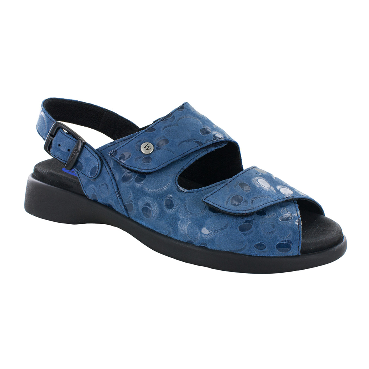 Wolky Women's Nimes Sandal - Blue | Discount Wolky Ladies Sandals ...