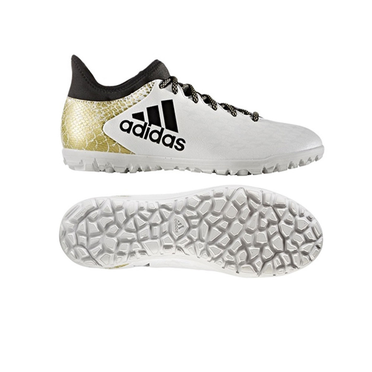 Adidas Men's X 16.3 TF Soccer Shoe - White | Discount Adidas Men's Athletic Shoes More - Shoolu.com | Shoolu.com