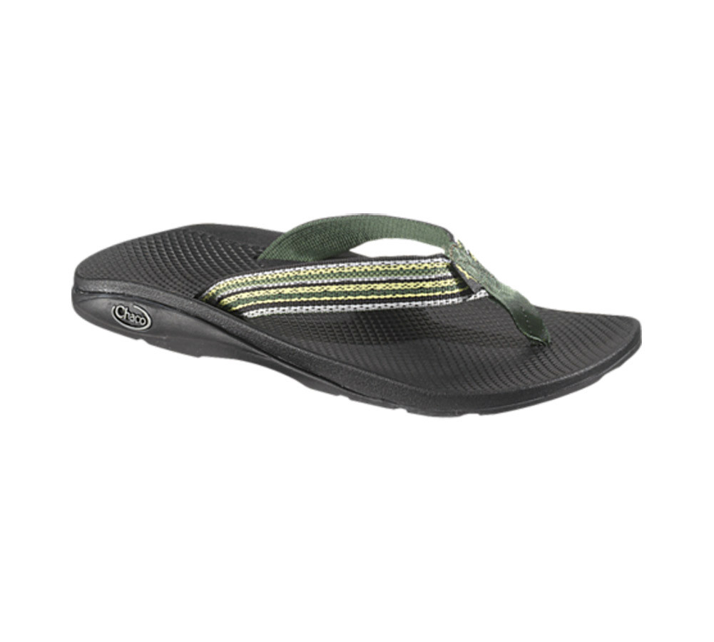 Chaco Men's Flip Ecotread Thong Green Discount Chaco Men's