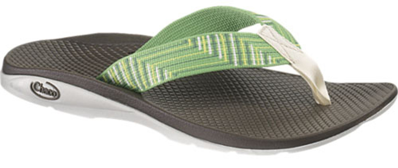 Chaco Flip Ecotread Thong Longitude Green Ladies