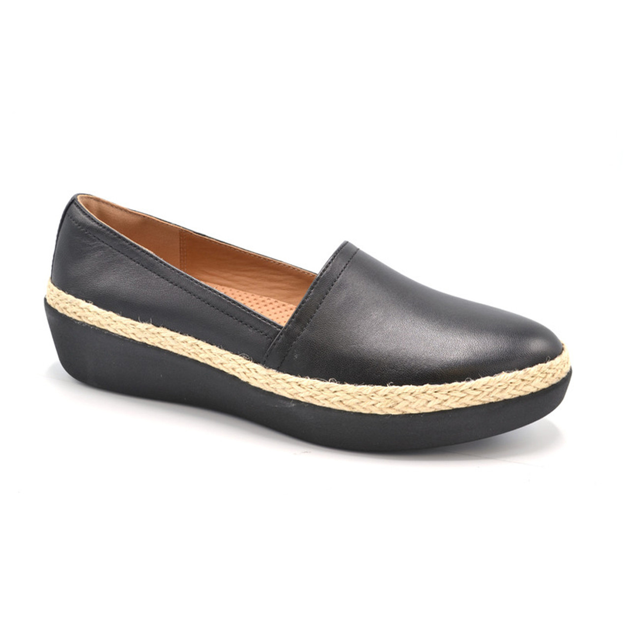 fitflop casa loafer black