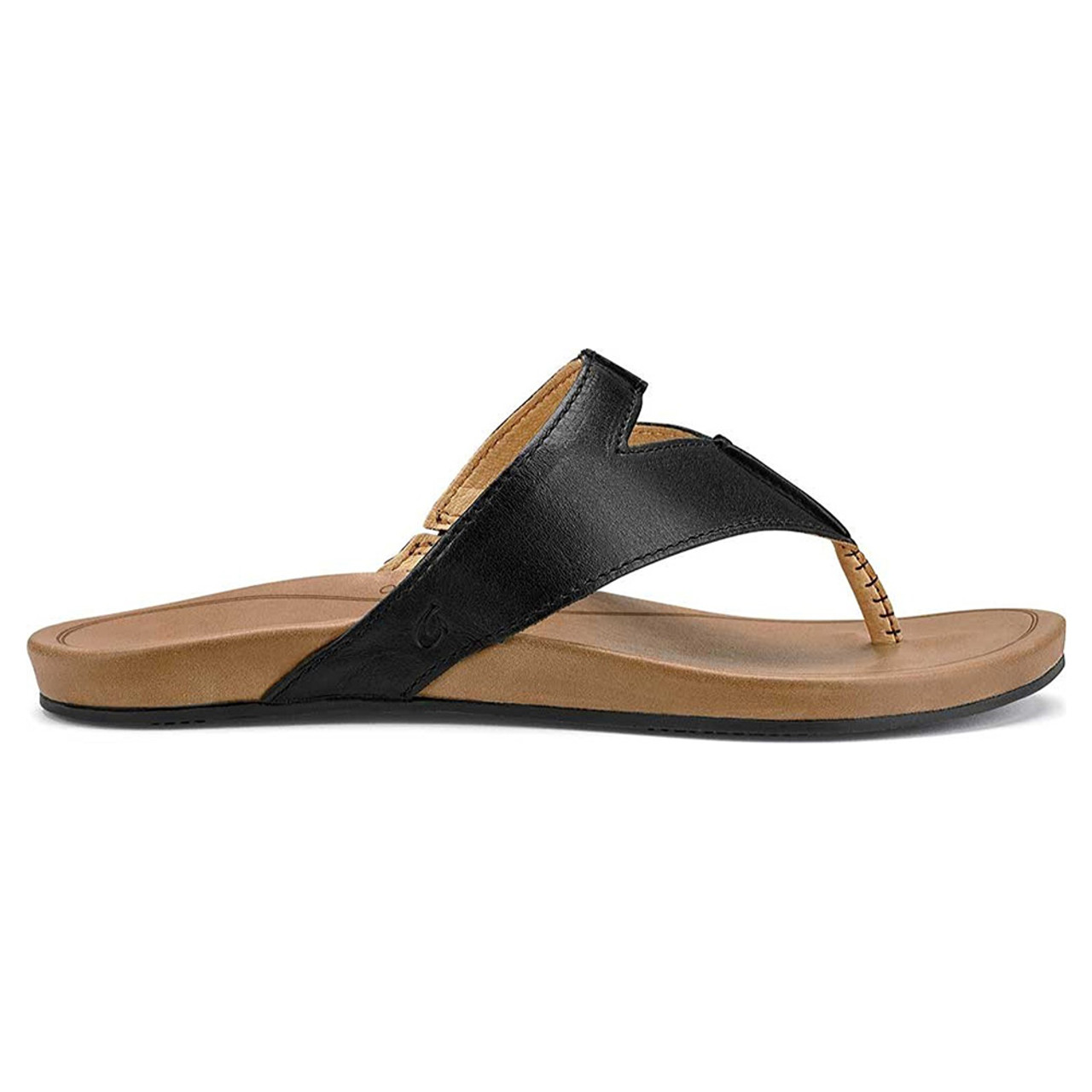 Olukai Women s Lala Thong Black Discount Olukai Ladies Sandals