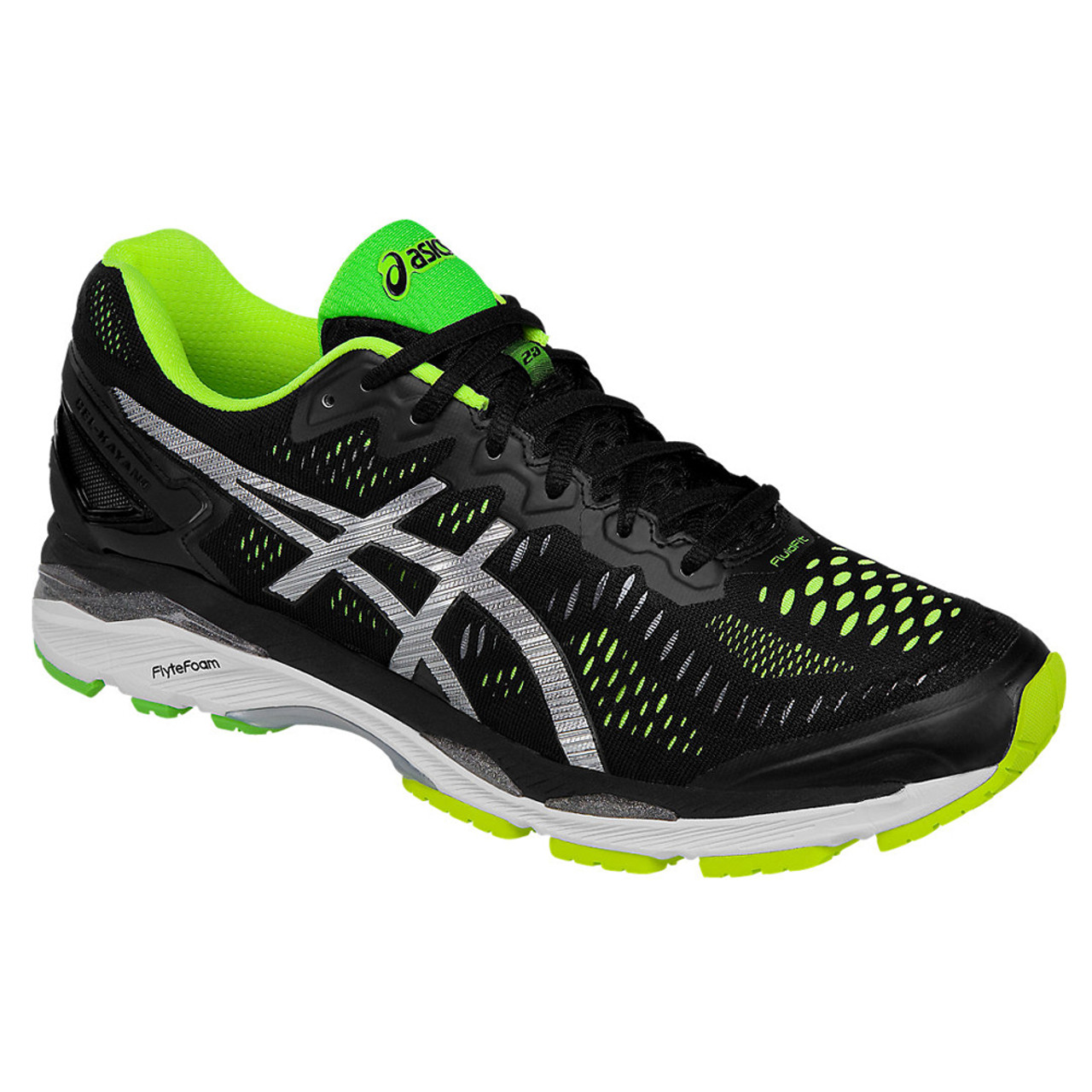 Asics Men s Gel Kayano 23 Running Shoe Black Discount Asics