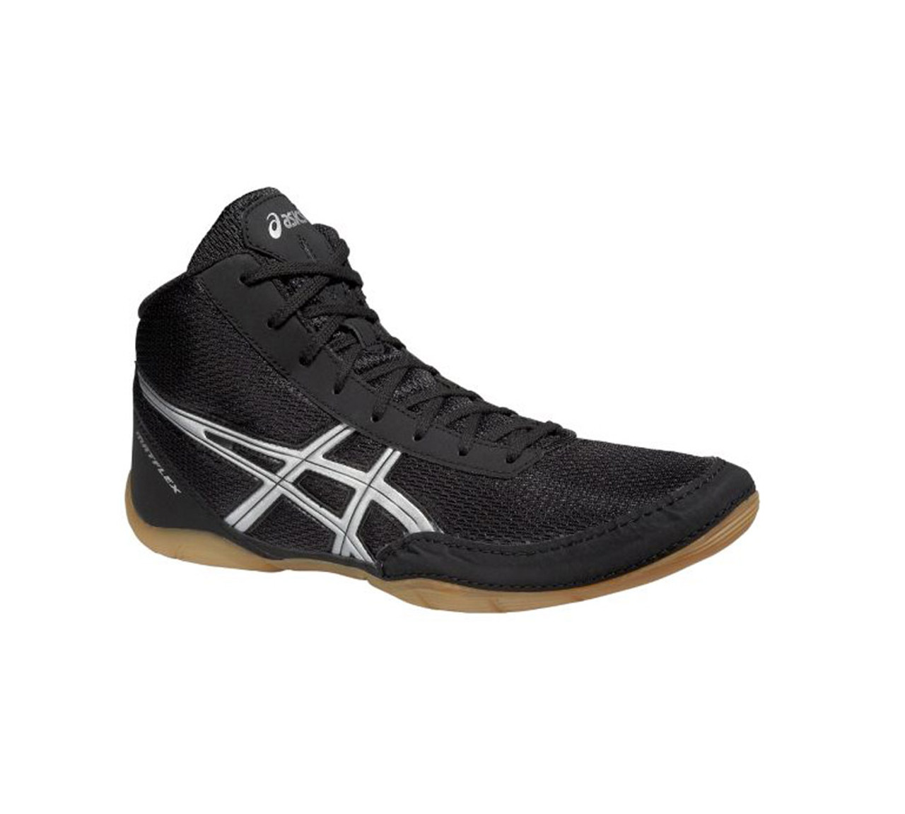 Asics Men s Matflex 5 Wrestling Shoe Black Silver