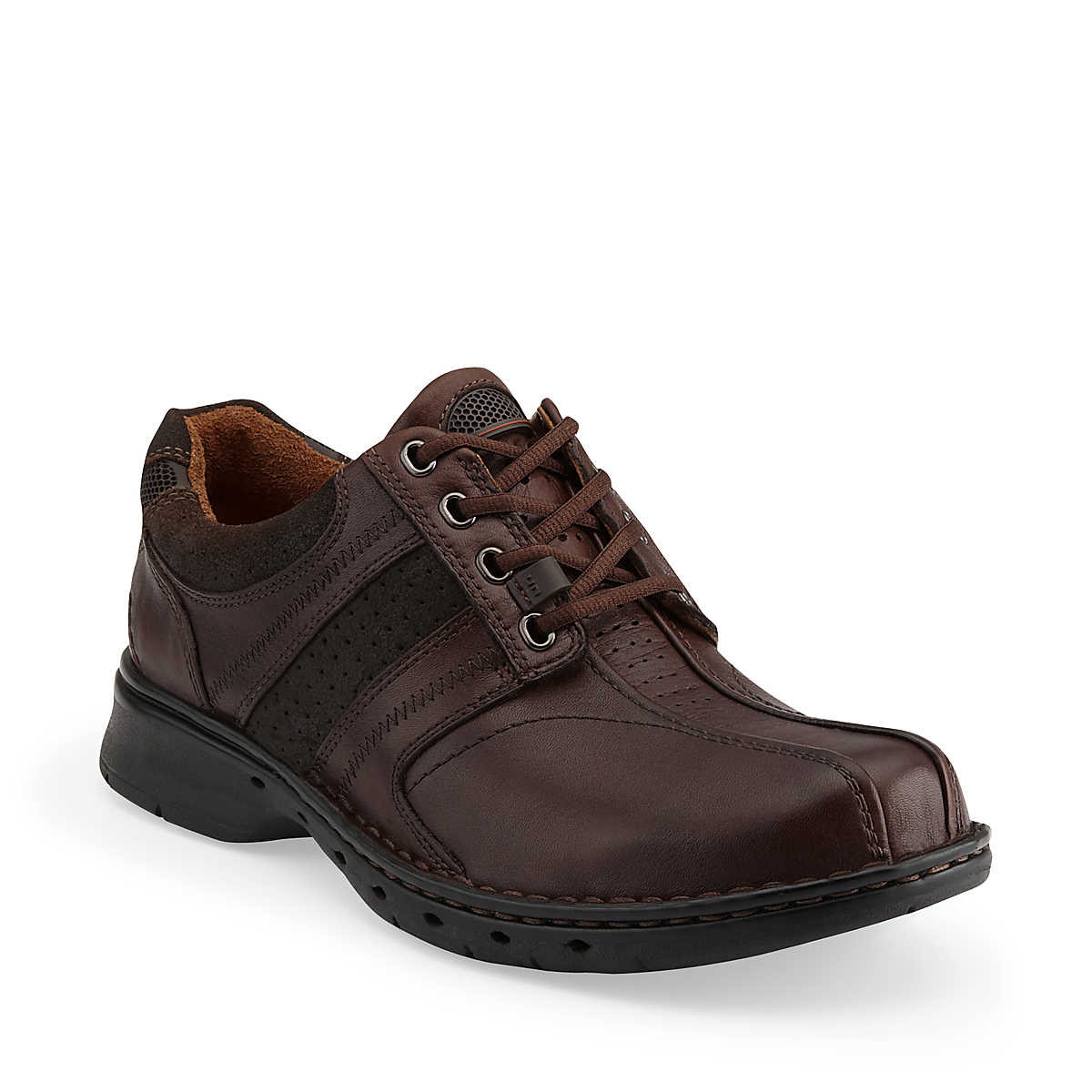 Unstructured By Clarks Un Coil Brown Mens Casual Oxfords - Brown | Discount  Clarks Men's Casual Shoes & More - Shoolu.com | Shoolu.com