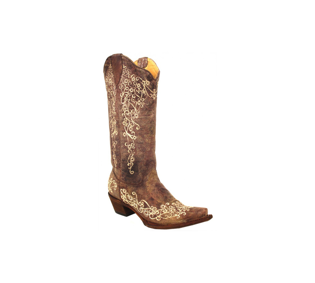 corral women's crater embroidery western boots