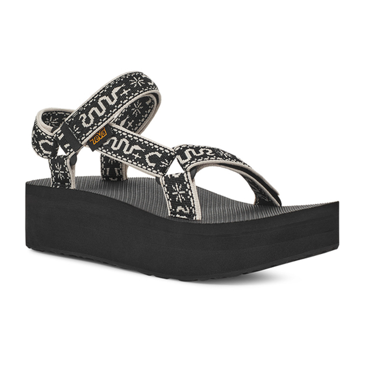 Women's Flatform Sandals X-Cross Ankle Strap Gold Buckles Black – SOBEYO.COM