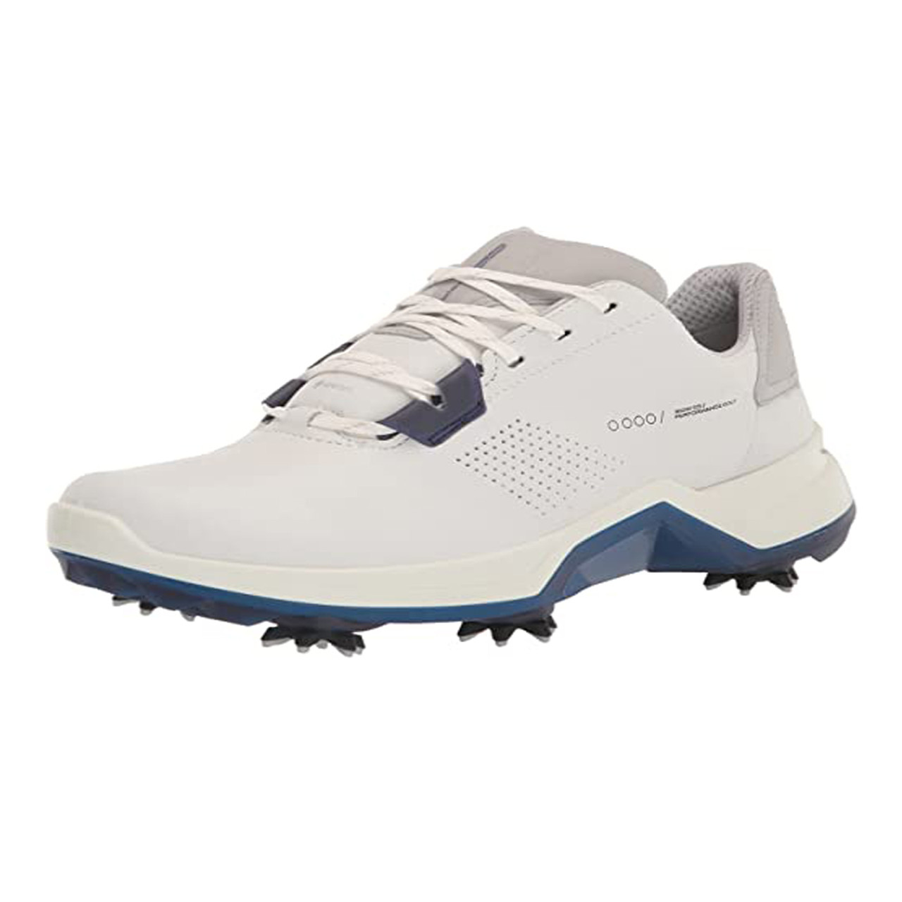 ECCO Men s Golf Biom G5 Golf Shoe White Blue Depths