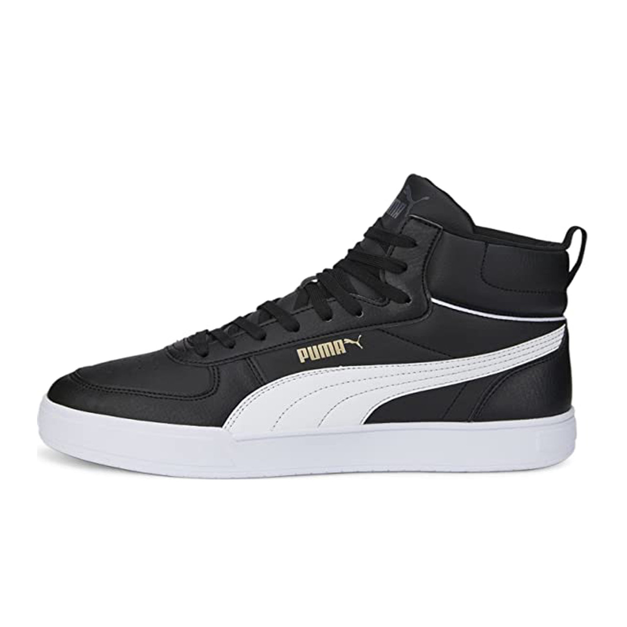 Puma white-black-team gold