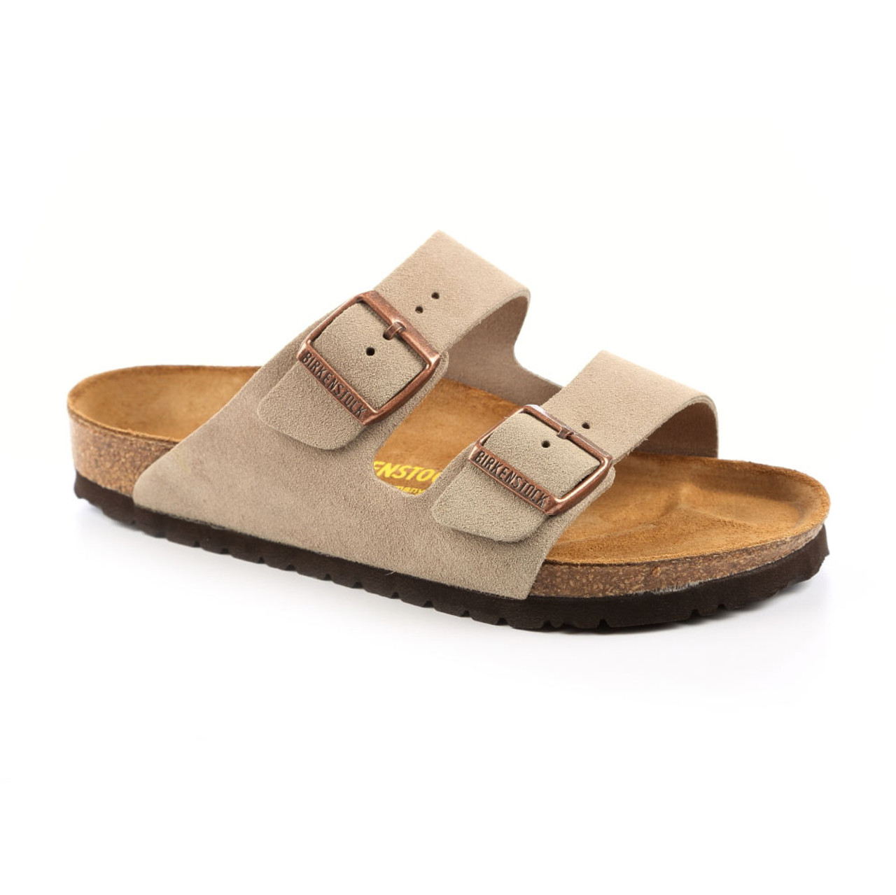 Birkenstock Arizona Sandal - Suede Leather Taupe, Sandals