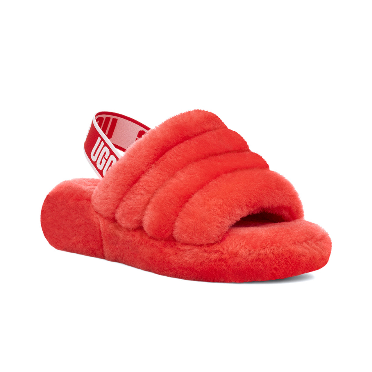 Uggs slides store red