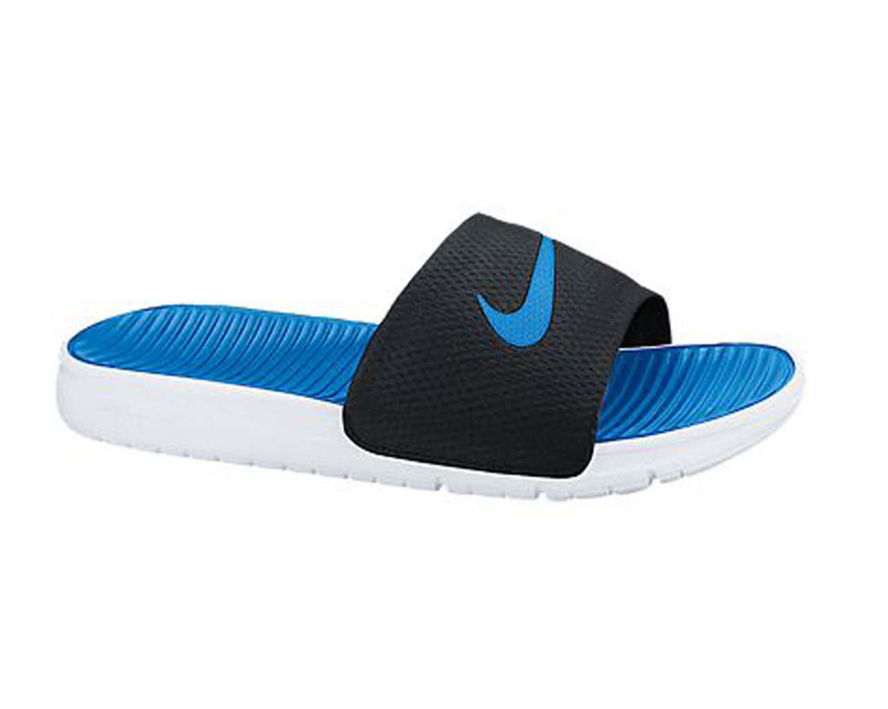 nike men's benassi solarsoft slide 2 sandals black